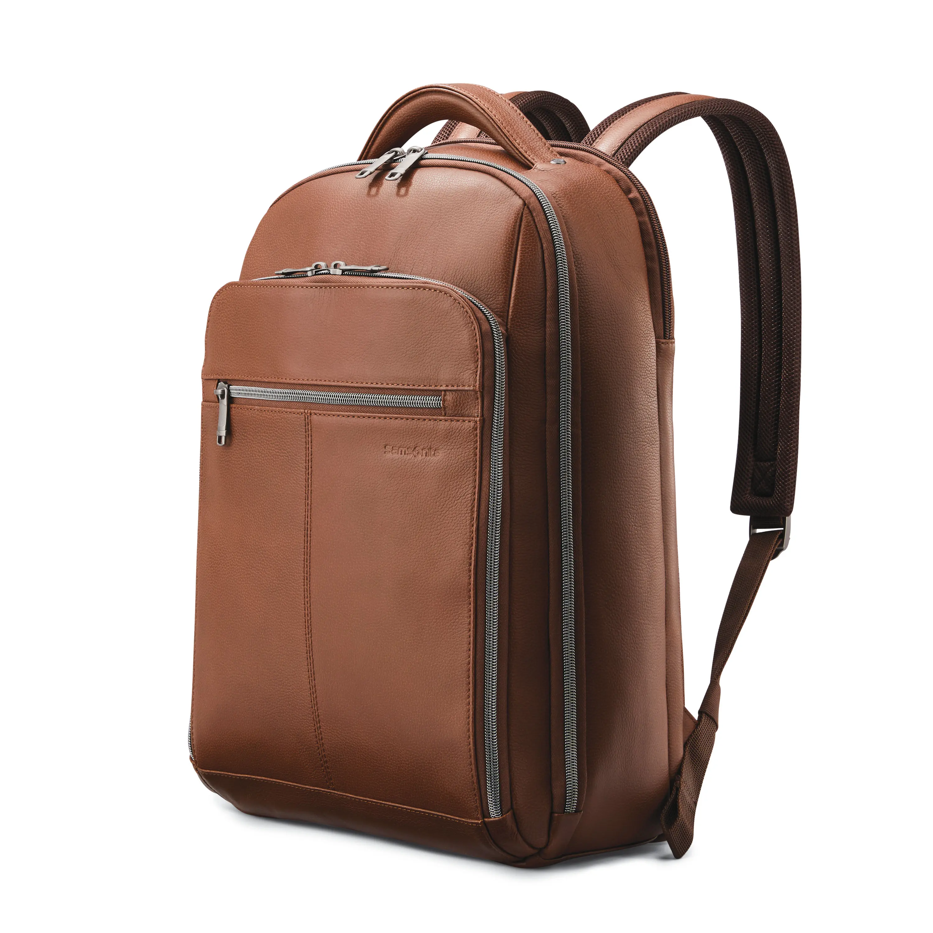 Samsonite Classic Leather Softside Backpack - Backpacks