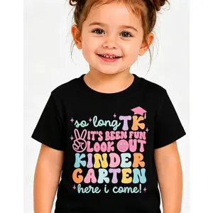 So Long TK Shirt Last Day Of Transitional Kindergarten Graduation T-Shirt Hello Kindergarten Shirt Girls Boys Tee TK Graduation Gift Tee