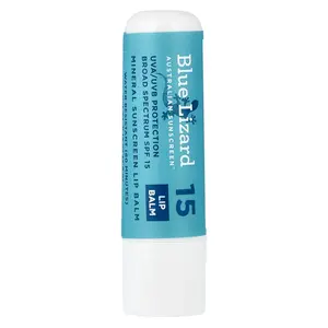 Blue Lizard Australian Sunscreen Mineral Sunscreen Lip Balm, SPF 15, Natural Coconut, 0.13 oz (3.8 g)