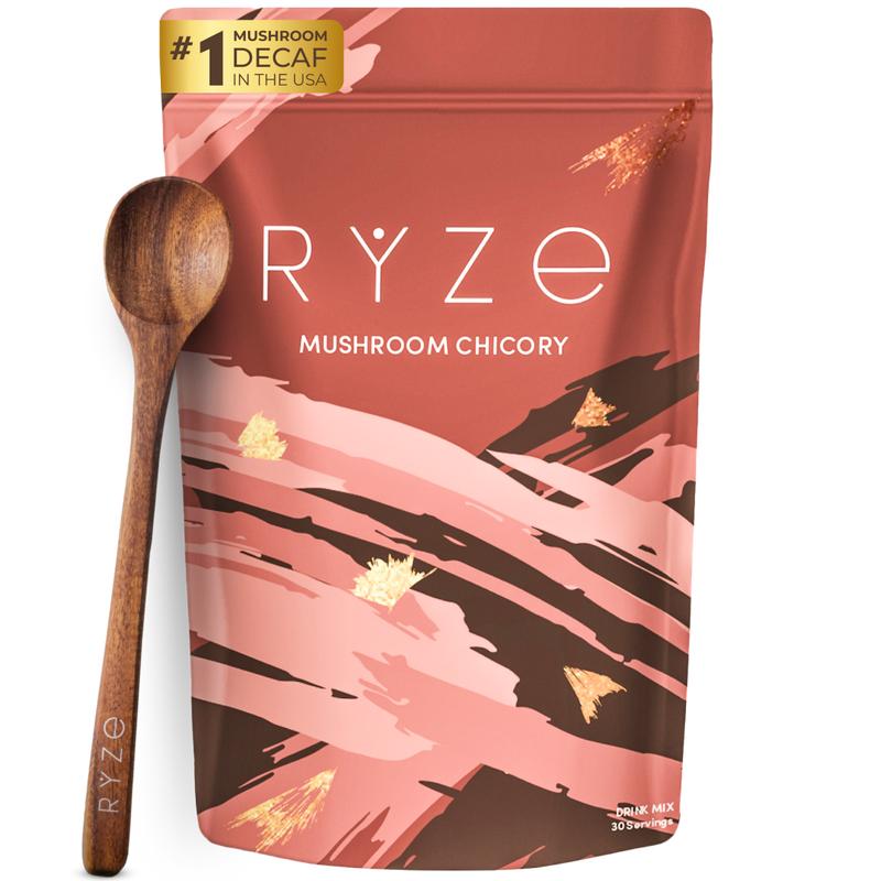 RYZE Mushroom Chicory with 6 Organic Adaptogenic Mushrooms, Keto ...