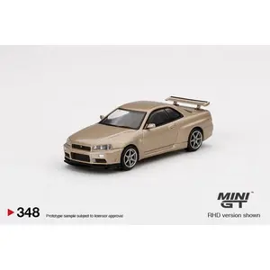 MiniGT 1:64 Nissan Skyline GT-R (R34) M-Spec Silica Breath - MiJo Exclusive #348