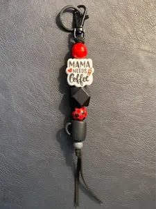 Mama Needs Coffee in Black and Red