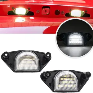 LED License Plate Lights Number Lamp for Chevy Corvette C4 C5 C6 Powered by High Power SMD Xenon White LED Error Free 2pcs