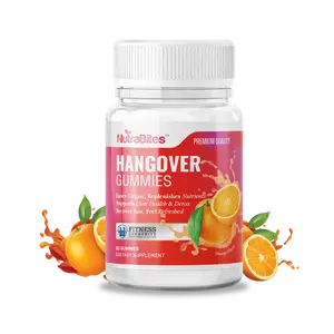 NutraBites Hangover Recovery Gummies with DHM Milk Thistle & B Vitamins Liver Support Replenishment Hydration for Refreshed Morning - Healthcare