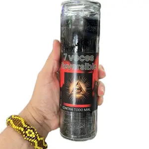 7 veces reversible Reversible Candle - Unique African-Inspired Designs for Versatile Home Decor - Decoration, Freshener, Ornaments Switch