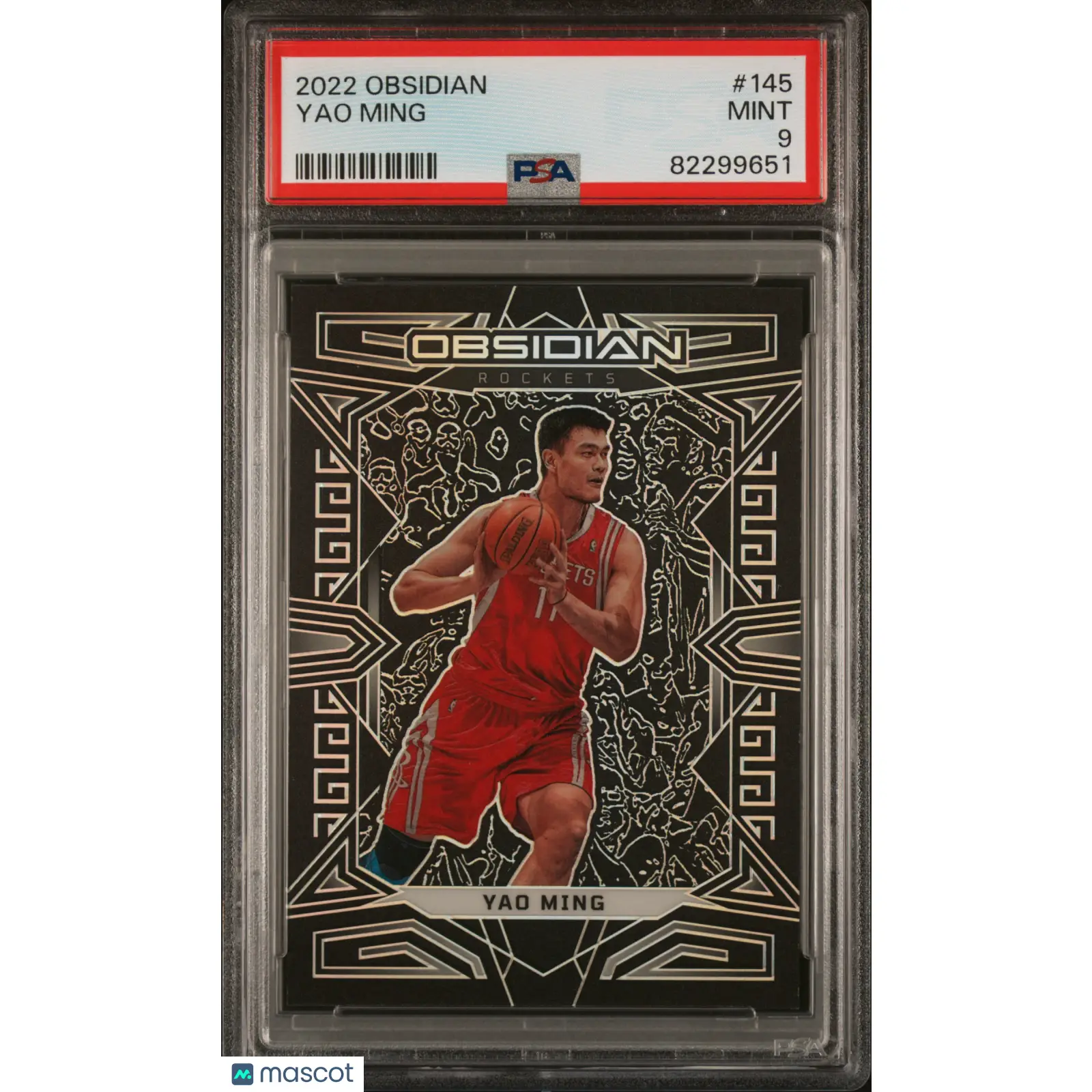 Yao Ming PSA 2022 Panini Obsidian #145 9