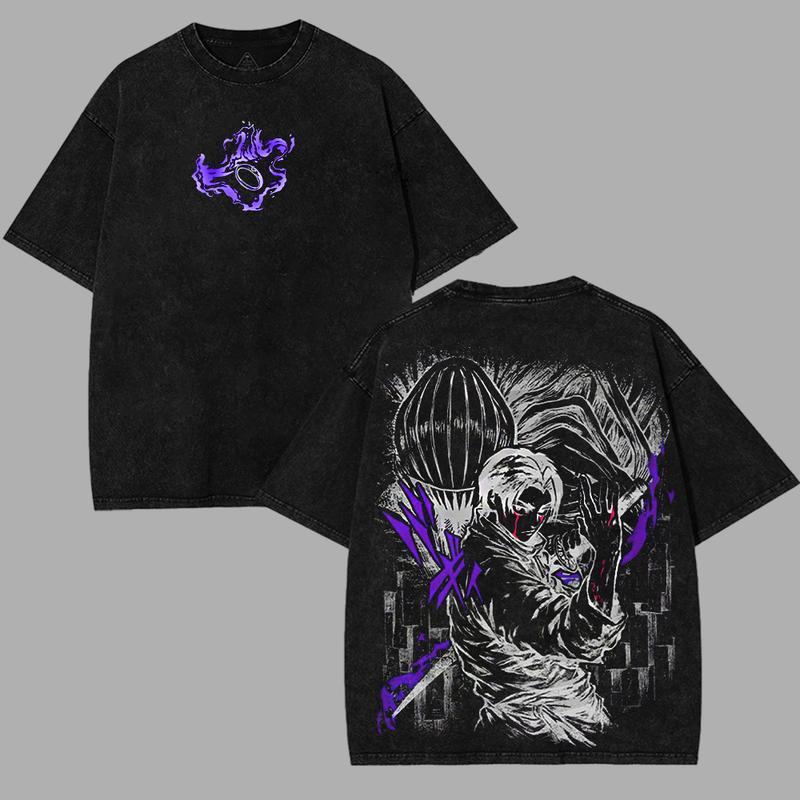 Yuta Okkotsu x Rika Orimoto queen of cursed the cursed child an executioner Yuji JJK Jujutsu Kaisen Anime Manga Unisex Washed Soft Top graphic tee apparel