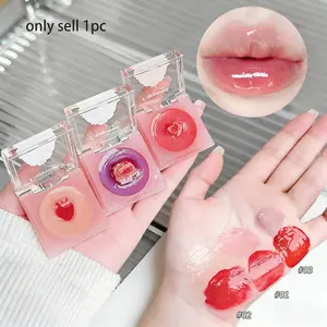 Cappuvini Dual-Color Moisturizing Lip Balm, Smooth Non-Sticky Formula, Enhances Lip Color, Affordable Makeup, Single Item Pack