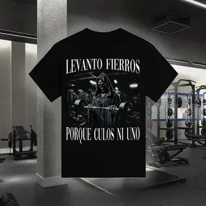 LEVANTO FIERROS PORQUE CULOS NI UNO shirt, graphic tees, chicanos clothing, men's gym shirts, Calacas Chidas Gym, streetwear shirt sweatshirt hoodie