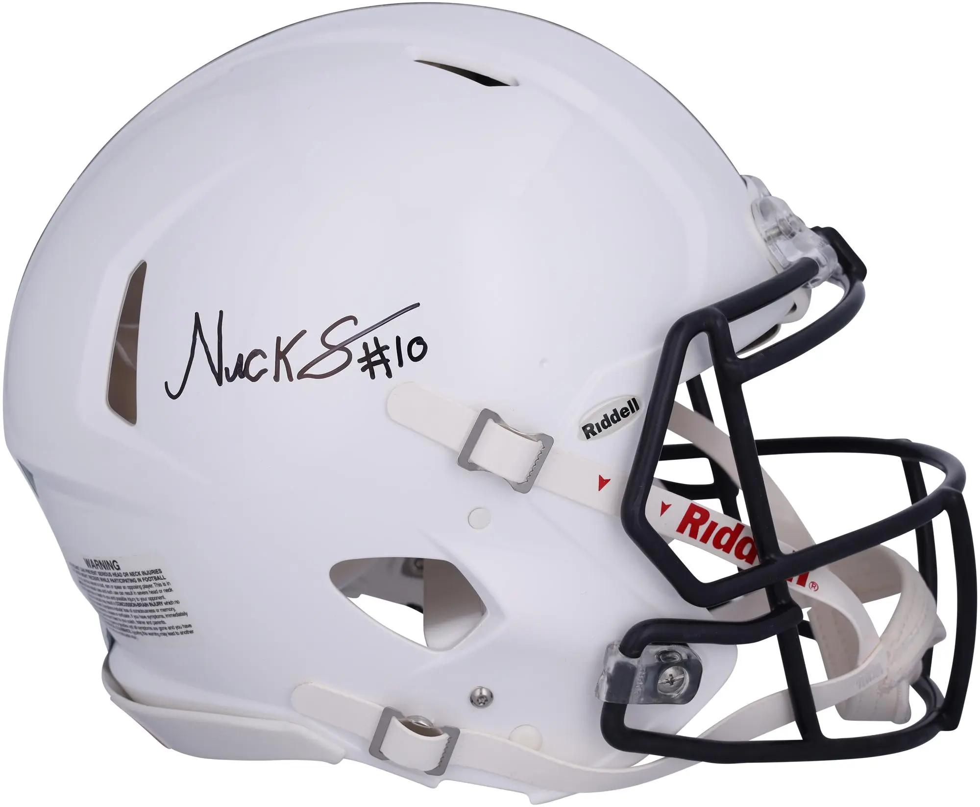 Nick Singleton Penn State Nittany Lions Autographed Riddell Speed Authentic Helmet - Fanatics Authentic Certified