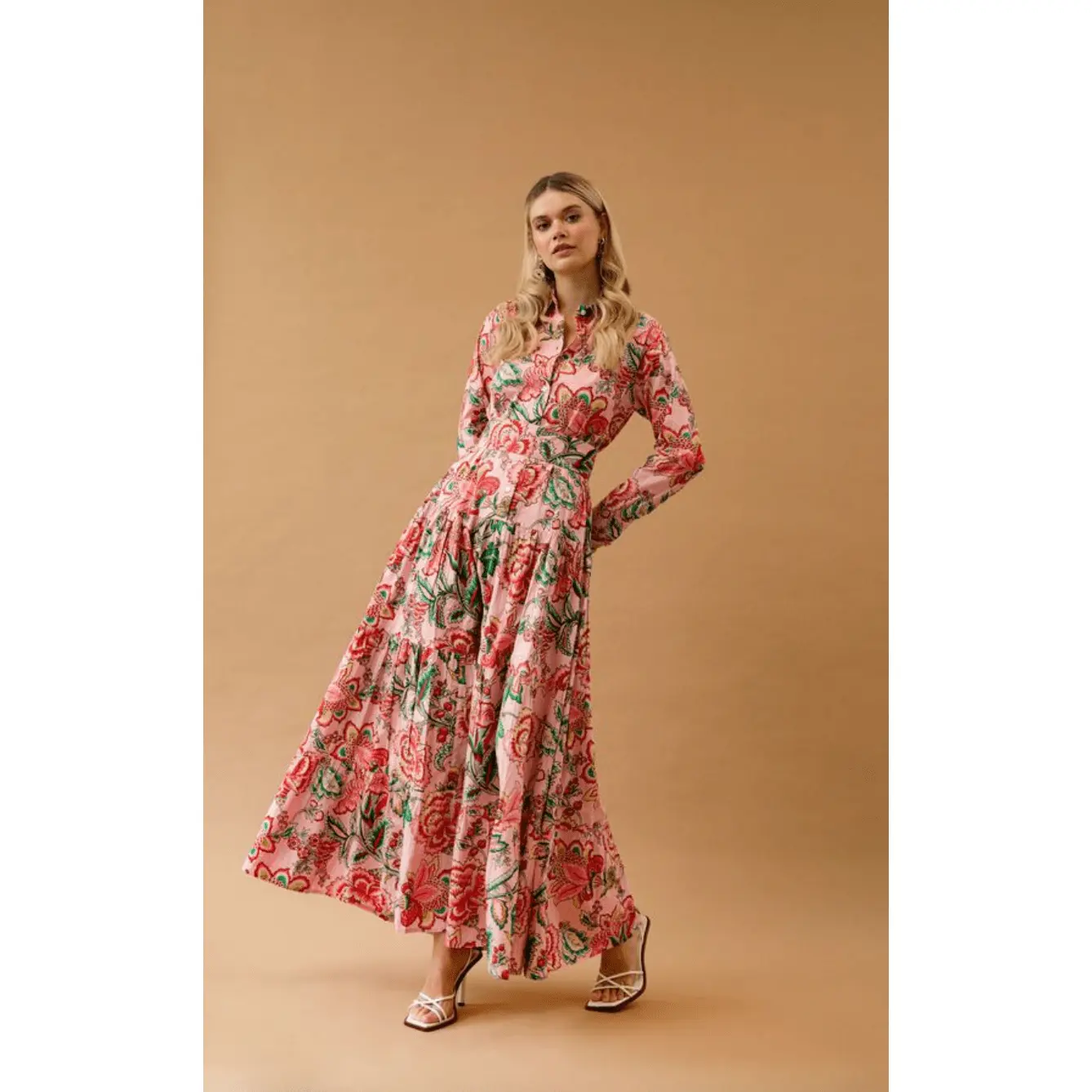 Meredith Peony Dress Pink