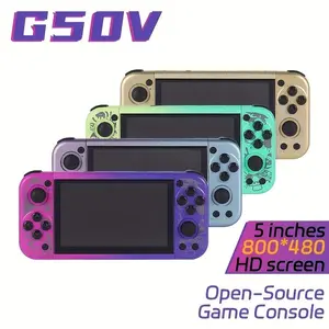 G50v Psp Portable Handheld Game Console, 5-Inch Screen, 2500mah Lithium Ion Battery, Supports Controller Operation, Ideal Gift for Boys