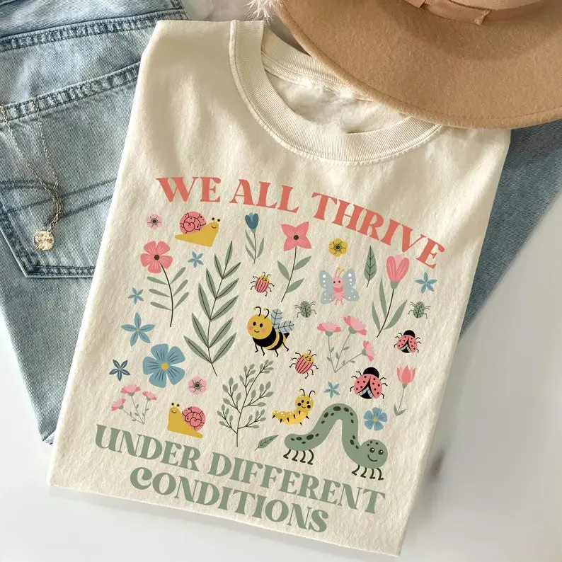 Neurodiversity Tshirt for BCBA Gift, Special Education Teacher Shirt, Mental Health Tee Gifts for Teachers