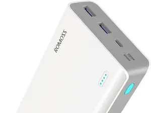 ROMOSS 30000mAh Power Bank, Sense8F Portable Charger, 22.5W USB C PD20W Fast Charging, Phone Battery Pack with 3 outputs & 3 inputs, Compatible with iPhone, iPad, Galaxy, Android and More Fast Charging USB Type-C Micro USB Wireless Charging