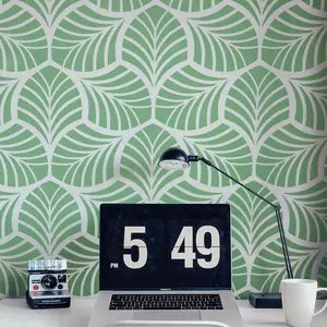 Large Floral Pattern Wall Stencil- Reusable wall stencils- TROPIC