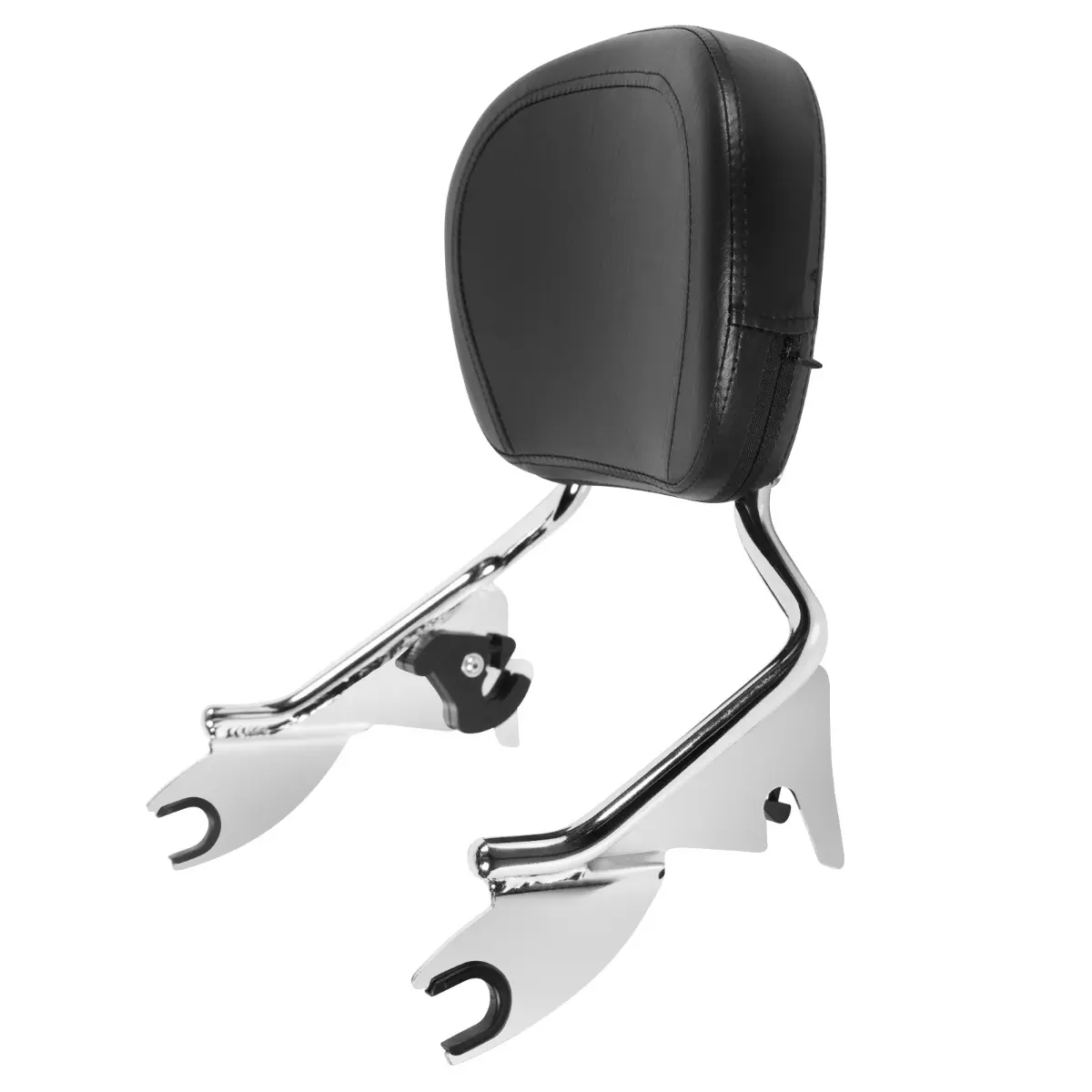 Chrome Detachable Shorty Sissy Bar Backrest for Harley® Touring '09-'25