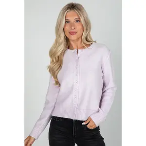 FINAL SALE - Take Your Turn Lavender Sweater Cardigan