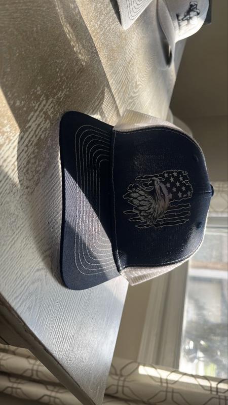 Eagle flag cap
