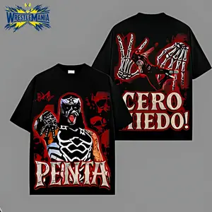 Penta El Zero Miedo v2 WWE Legend Premium Wrestling T Shirt 100% Cotton T-Shirt The Charismatic Army, Team Xtreme Shirt, WWE Fans Shirt, WWE Event Outfit