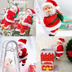 Unwrap the Magic of Christmas! This motorized Santa climber combines classic holiday cheer with modern tech. Watch as he ascends/descends with realistic jingle bells, wobbling adorably while activating hidden music