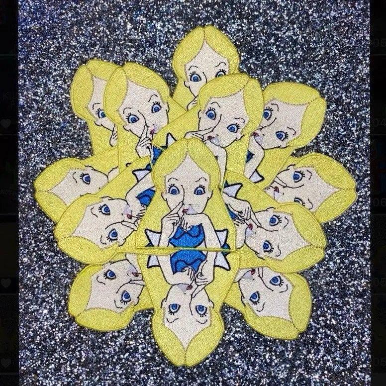 Alice In Trippyland Embroidered Patch | Iron on Patch | Sew on Patch | Appliqué