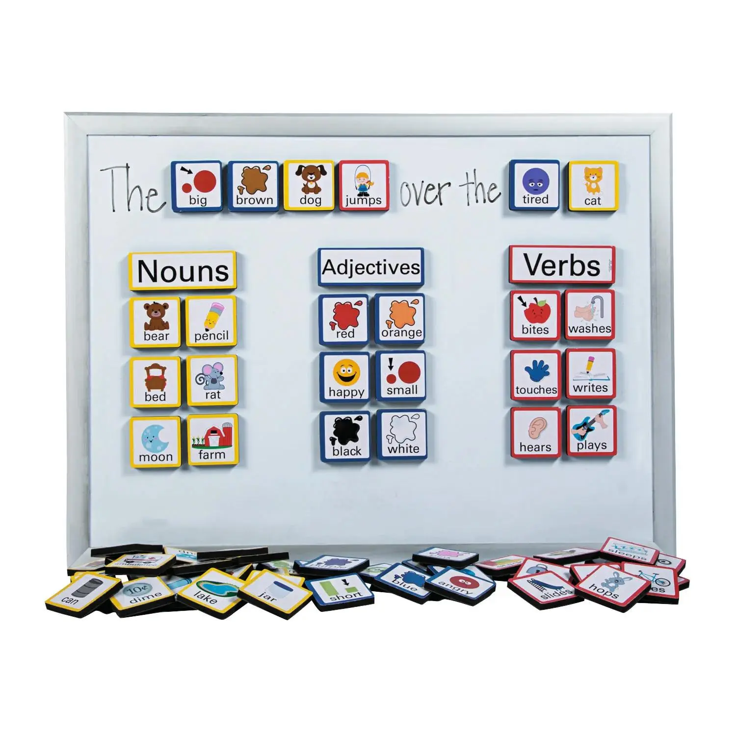 4 1/4" x 1 1/2" Language Sentence Building Foam Magnets - 103 Pc.