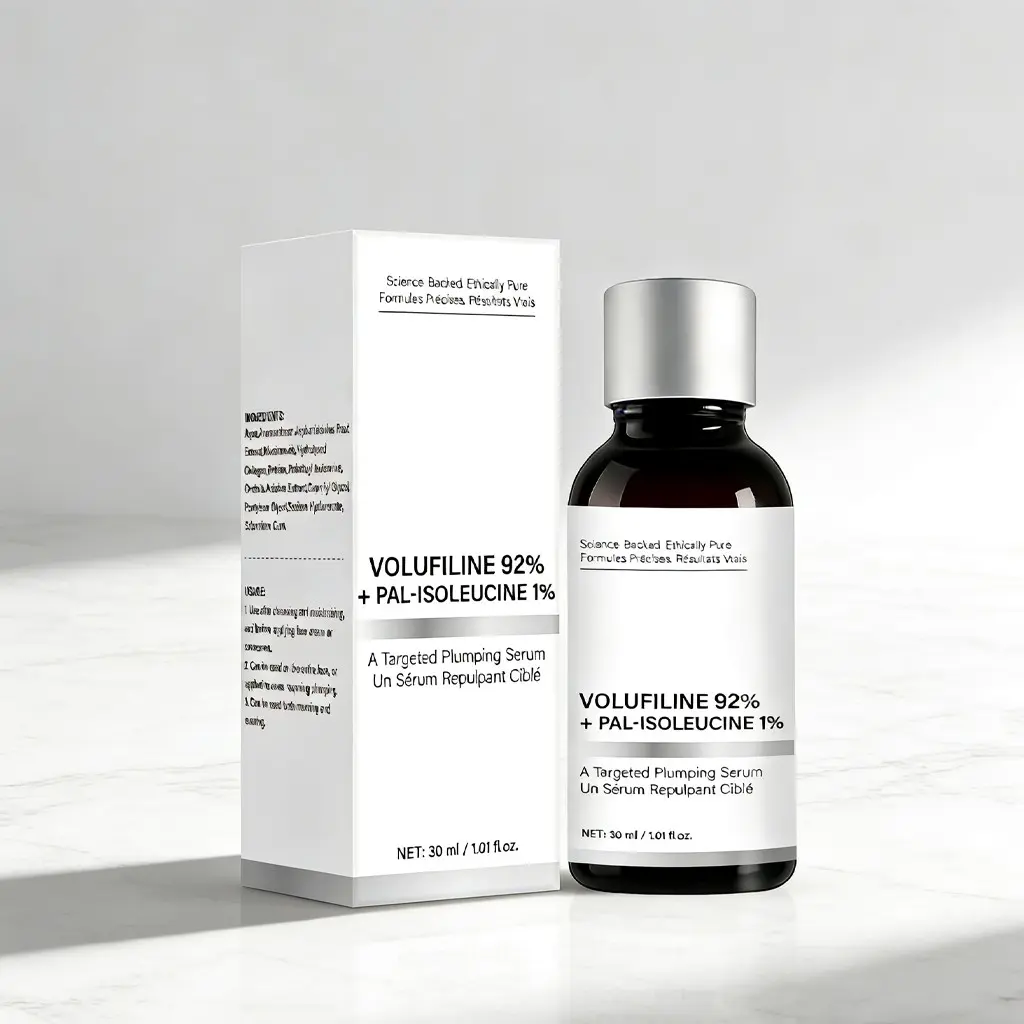 Volufiline 92% + Pal-Isoleucine 1% Booster Face Serum 30mL - Skin Plumping & Firming, Enhances Skin Fullness, Deep Nourishment, Firming, Deep Hydration, Gentle Formula, Suitable for All Skin Types, Daily Care Essential