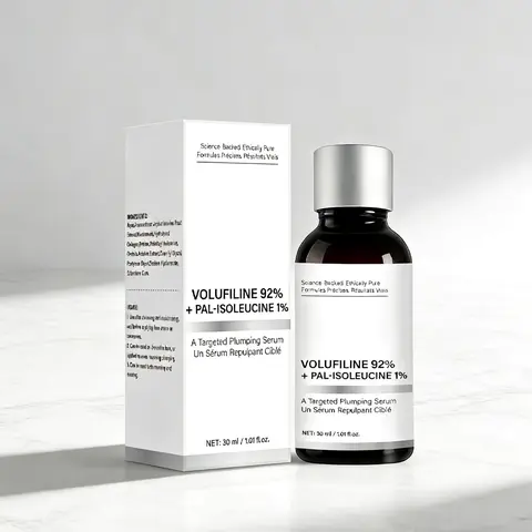 Volufiline 92% + Pal-Isoleucine 1% Booster Face Serum Anti Aging Collagen Moisture Serum, 30mL - Skin Plumping & Firming, Enhances Skin Fullness, Deep Nourishment, Deep Hydration, Gentle Formula, Suitable for All Skin Types, Hydrating Youth Boost
