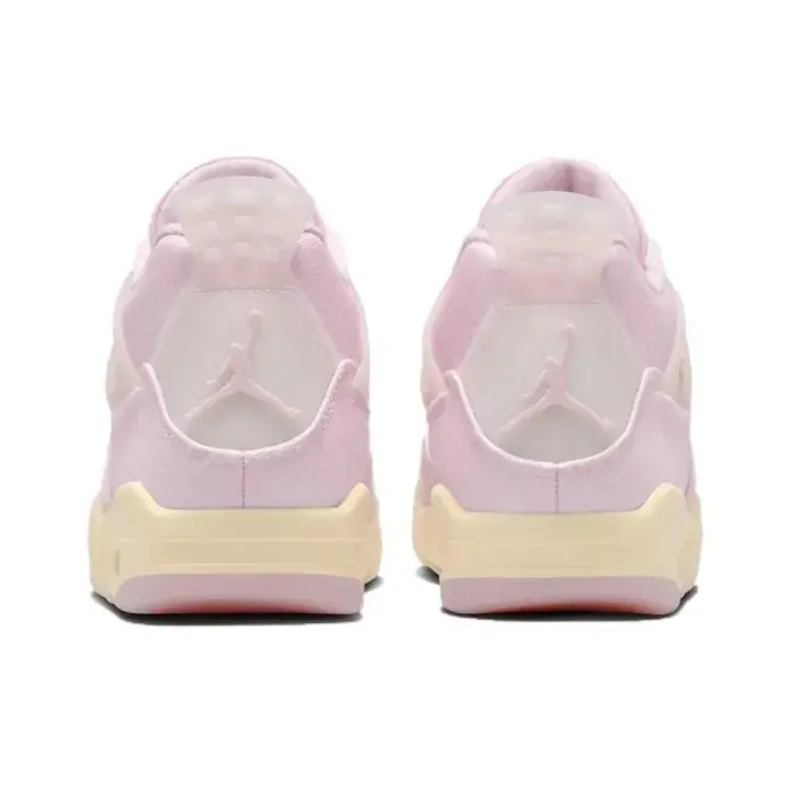aily Wear Retro Basketball Shoes Pink Cream Gradient Tone Shock Absorbing Support Girly Retro Style Contrast Stitching Design Male And Female Trend Enthusiasts
