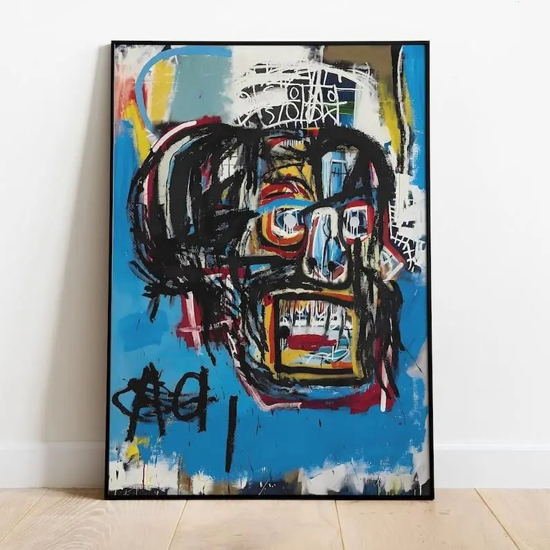 [40% OFF] [UNFRAMED]    Jean-Michel Basquiat Poster, Street Art & Fine Art Wall Print, Home Décor, Trendy Wall Art (no frame)