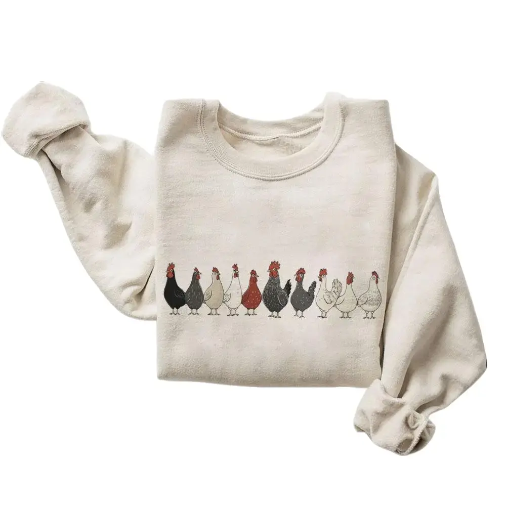 Phuhi  Chicken Shirt, Mothers Day Chicken Shirt, Comfort Colors Women Chicken Tee, Love Chickens, Animal Sweatshirt, Funny Farmer Farm Shirt #19