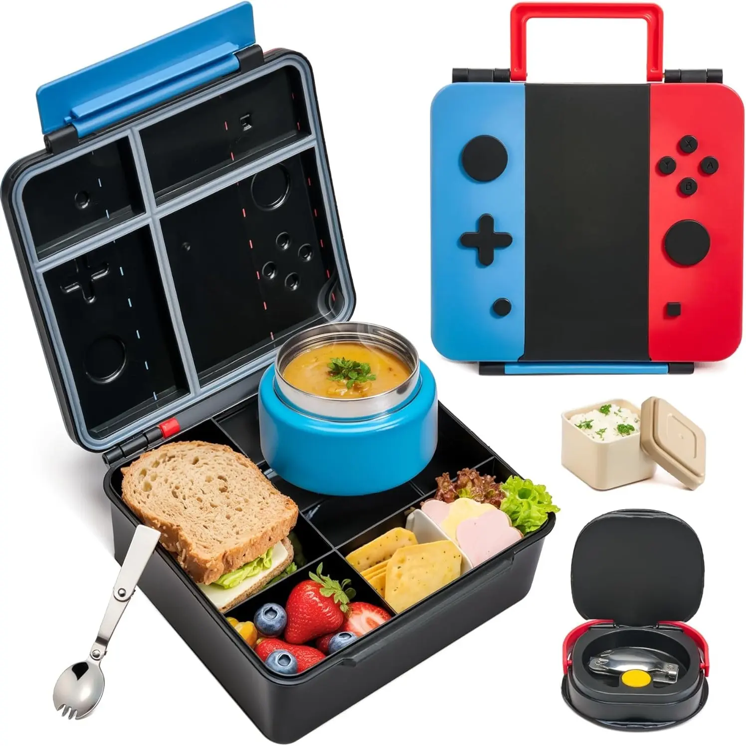 Blue Red- Lunch Bag