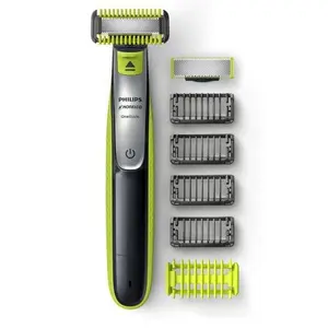 Philips Norelco OneBlade Face + Body, Hybrid Electric Durable Trimmer and Comfort Shaver, QP2630/70 Comb Facial