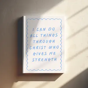 Christian Notebook Philippians 4 13 Journal Bible Verse Notebook Faith Journal for Women Christian Gift Inspirational Scripture Journal