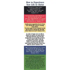 B & H Publishing Group  Plan Of Salvation Bookmark