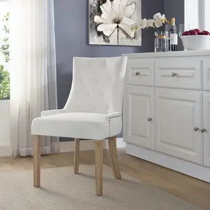 Modway Pose Performance Velvet Dining Chair in Ivory Modway Pose Performance Velvet Dining Chair in Ivory