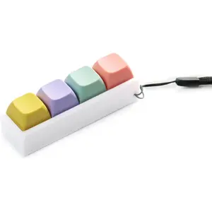 Quiet Keyboard Fidget Made of 3D Print, Keyboard Fidget Keychain on Office and Classroom, Tiny Fidget Keyboard for Relief Your Stress, Relieve Stress Quiet Fidget Toys