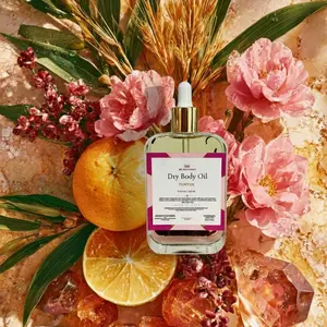 Tuktuk Dry Body Oil | Citrus Rose Patchouli Body Oil | Fast-Absorbing Natural Glow Oil