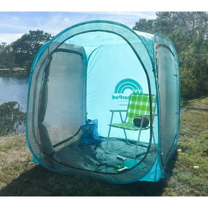 WeatherPod Megamesh 2-4 Person Pop-up Tent w/ Bug Screen