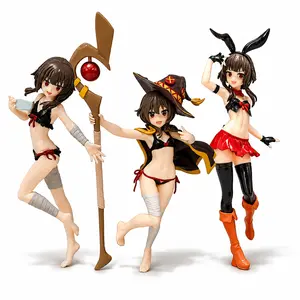 Konosuba Megumin Anime Figure PVC Collectible Model Desk Decor Birthday Gift Anime Fans Teens Adults Otaku Waifu
