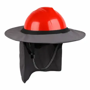 Hard Hat Sun Shade Attachment with Neck Cover, 360° Wide Brim Helmet Shade Cover, Water-Resistant UV Sun Protection for Construction, Outdoor Work, Hiking