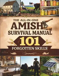 The All-in-One 101 Skills of Amish Survival Manual: Off-Grid Living Solutions for Canning,Herbal Apothecary Medicine, Fermenting, Toolmaking. Self Sufficient Life and How to Live It, Book, 168 Pages