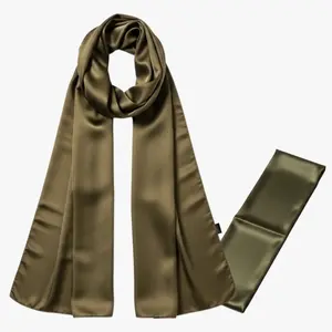 NuAira Extra Long Satin Hair Scarf