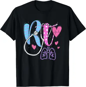100% Cotton RT - Respiratory Therapist Therapy Medical Practitioner T-Shirt