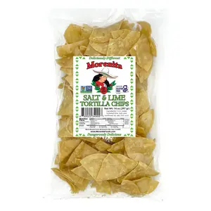 Morenita Salt & Lime Tortilla Chips 14 Oz (6 Count) - Deliciously Different, Dangerously Delicious!