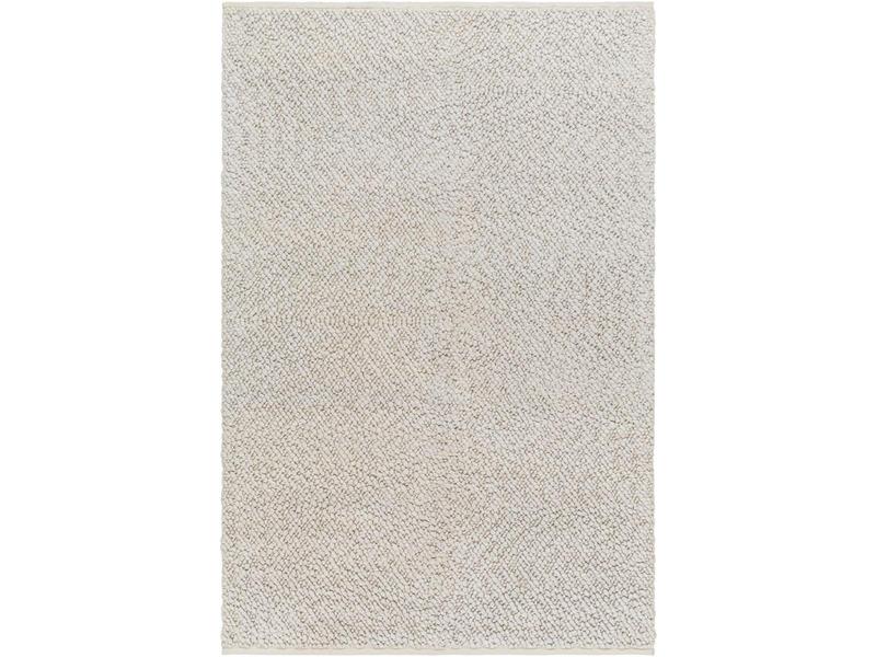 Livabliss Artisanal Handmade Decorative Rectangle Area Throw Rug (VST2303-576, 5 ft x 7 ft 6 in) - Recycled Yarn, Natural Weave, Indoor Use, Handwoven Home Aesthetic, Artisanal Handmade Area Rugs, Household Textile Carpet