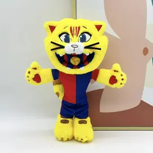 2026 Hot Football Mascot Cat Plush Toy Football Plush Cat Mascot Football Cat Plush Toy The Bunny Doll Stuffed Animal Soft Toy