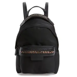 Stella McCartney Mini Falabella Go Backpack Canvas Plain