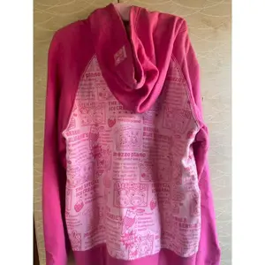 Japanese Kawaii Cute Cartoon Printing Hoodies Women  Aesthetic Casual Patchwork Hoody  Aesthetic Loose Pocket ​Sweatshirt