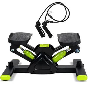 Silent Household Stair Stepping Trainer Ergonomic Low Impact Step Exerciser With Count Screen Anti-Skid Base Stable Steel Frame Full Body Movement Gear Suitable For Indoor Daily Leisure Activity Space Saving Design